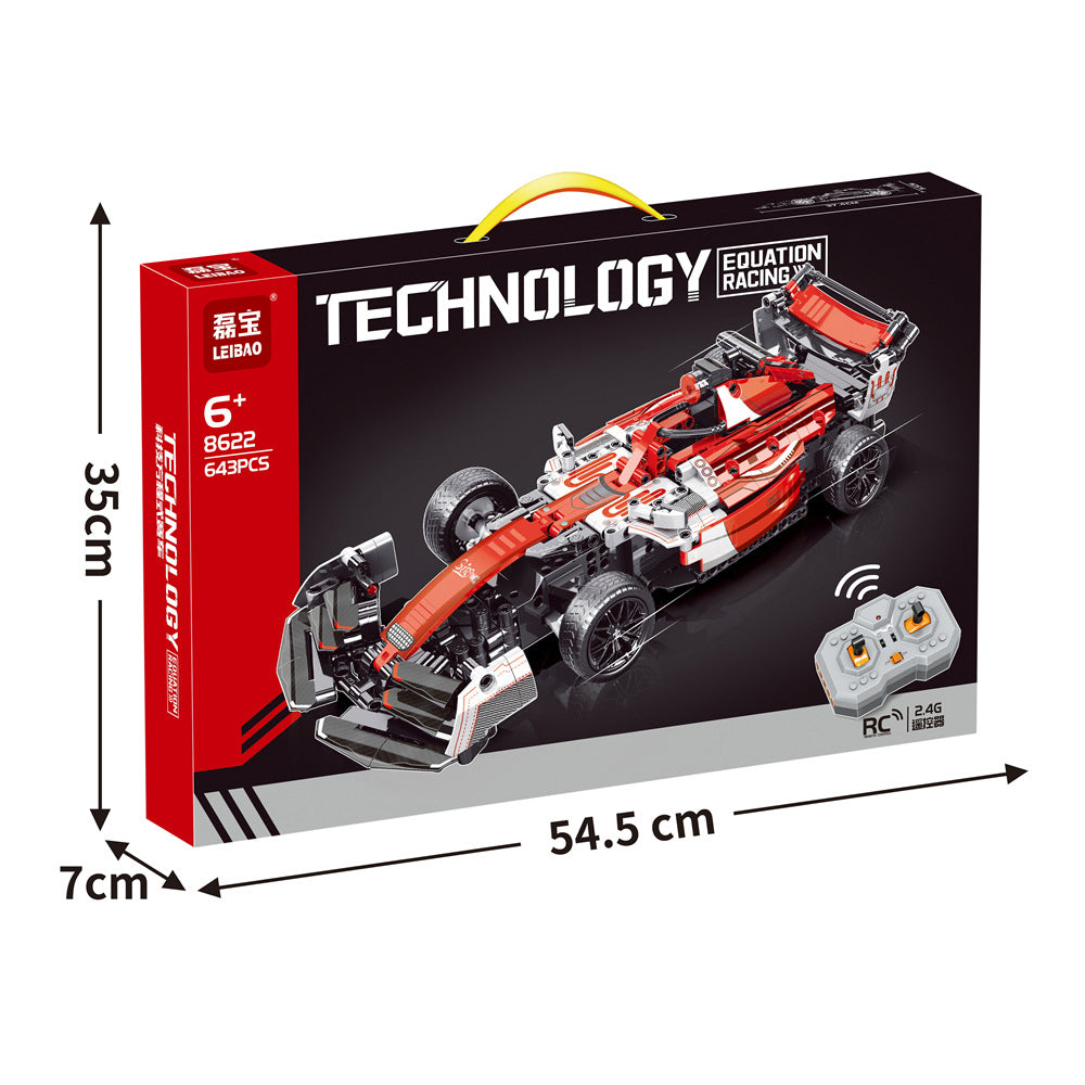 TT8201 compatible with LEGO back to force technology racing car assembled car building block toys compatible with LEGO student gifts