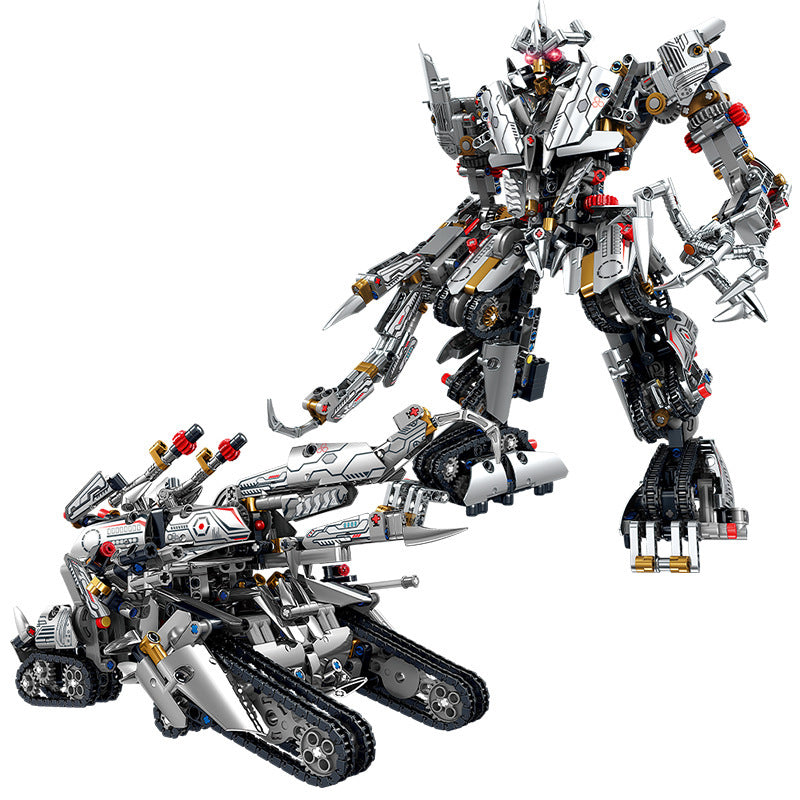 Kai Zhi KY1111 Titan mecha mechanical Tyrannosaurus Rex deformation model boys assembled building block toys